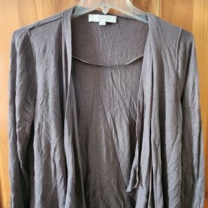 Loft Brown Open Cardigan